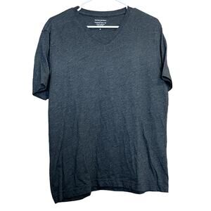 Banana Republic Premium Wash Tee Shirt Size Medium Dark Grey‎ Cotton Blend